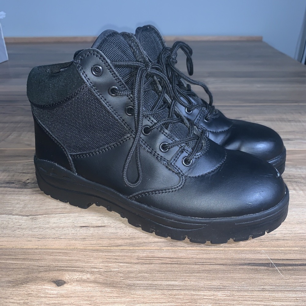 Rothco Combat Boots Mens Sz 7 Waterproof Leather Nylon Lace-Up Black